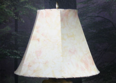 MR Rust Batik Lampshade